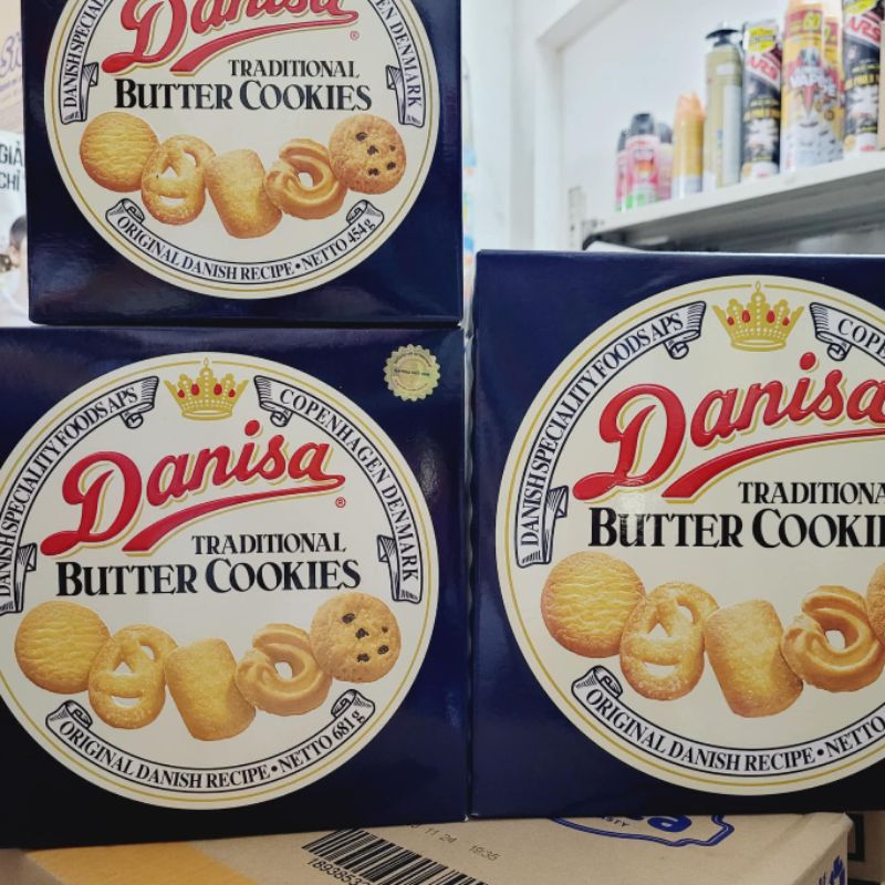 Bánh quy bơ Danisa 454g, 681g, 908g date tháng 3/2027