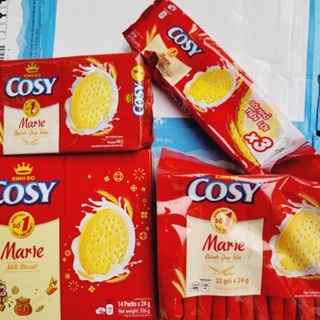 Bánh quy sữa Cosy marie gói 120g, 408g, 528g và hộp 336g