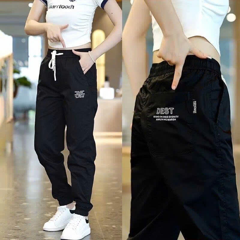 Quần dài kaki chun gấu thể thao dáng jogger chất kaki phong cách đường phố bốn mùa xuân, hạ, thu ,đô