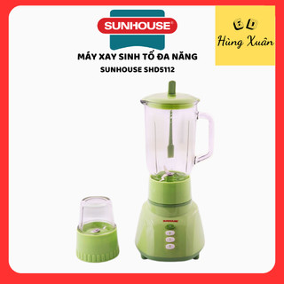  Máy xay sinh tố SUNHOUSE SHD5112 xanh công suất 350W BH 12 tháng 