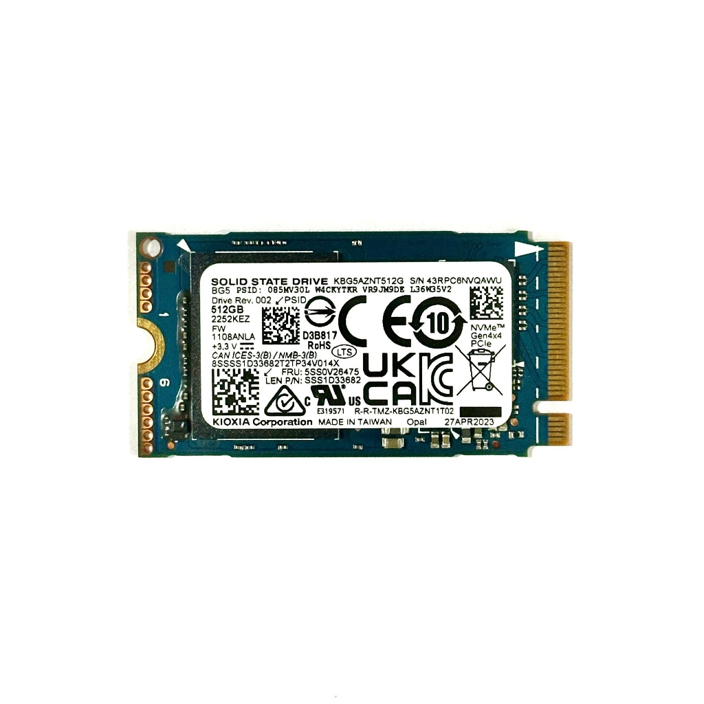 SSD 512GB KIOXIA KBG5AZNV512G M.2 2242 PCI-e NVMe Gen 4×4
