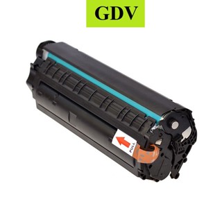Hộp Mực In GDV Cartridge 12A Cho Máy Canon LBP 2900 3000 Q2612A FX9 FX10 103 303 703 104 304 Có Lỗ Nạp Mực