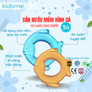 Cắn gặm xoa dịu nướu mềm có nước hình cá đáng yêu kidsme