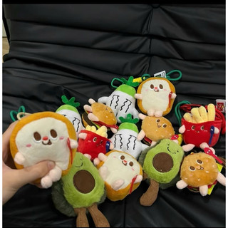 Charm đồ ăn nhanh fastfood, có móc treo charm như hình