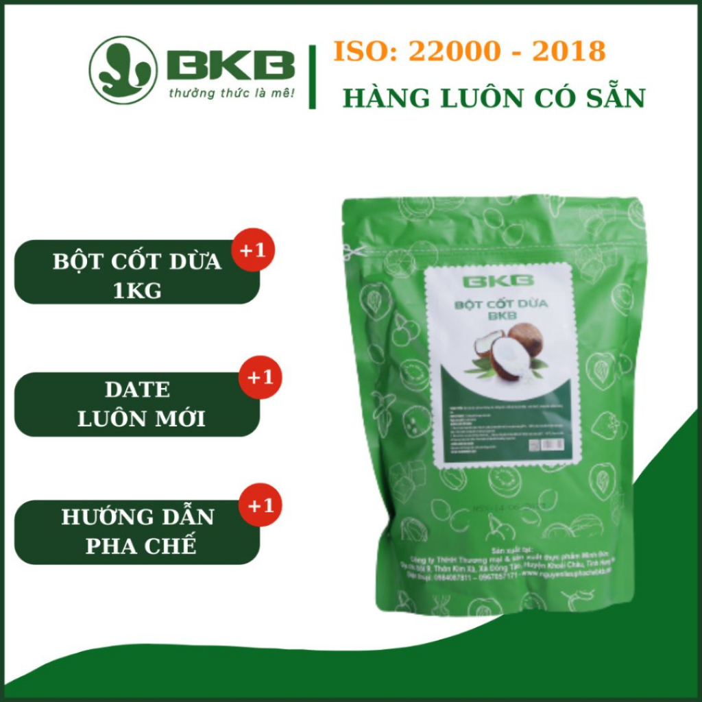 Bột cốt dừa BKB 1kg