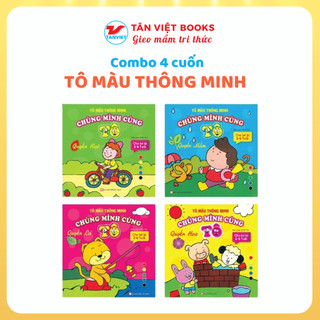 Sách: Tô Màu Thông Minh - Chúng Mình Cùng Tô ( dành cho bé từ 2 - 6 tuổi ) -TB