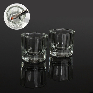 Ly thuỷ tinh đựng lưu huỳnh làm móng (Cốc) liquid acetone alcohol rửa cọ cồn làm nail