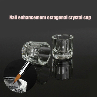 Ly thuỷ tinh đựng lưu huỳnh làm móng (Cốc) liquid acetone alcohol rửa cọ cồn làm nail