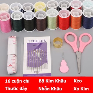Hộp Kim Chỉ Khâu 2 Tầng 30 Món Tiện Dụng