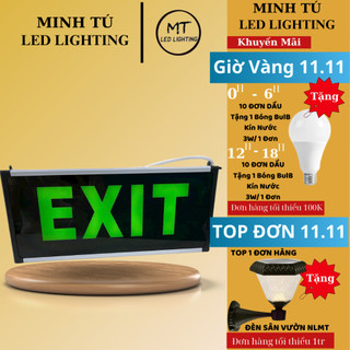 Đèn Exit, Đèn Thoát Hiểm, Chỉ Lối Thoát 2 Mặt