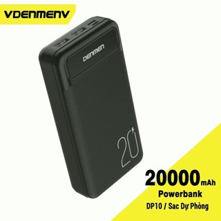 Sạc dự phòng DP dung lượng 10000 - 20000mAh hỗ trợ sạc nhanh 2 cổng USB BH 3 tháng chính hãng