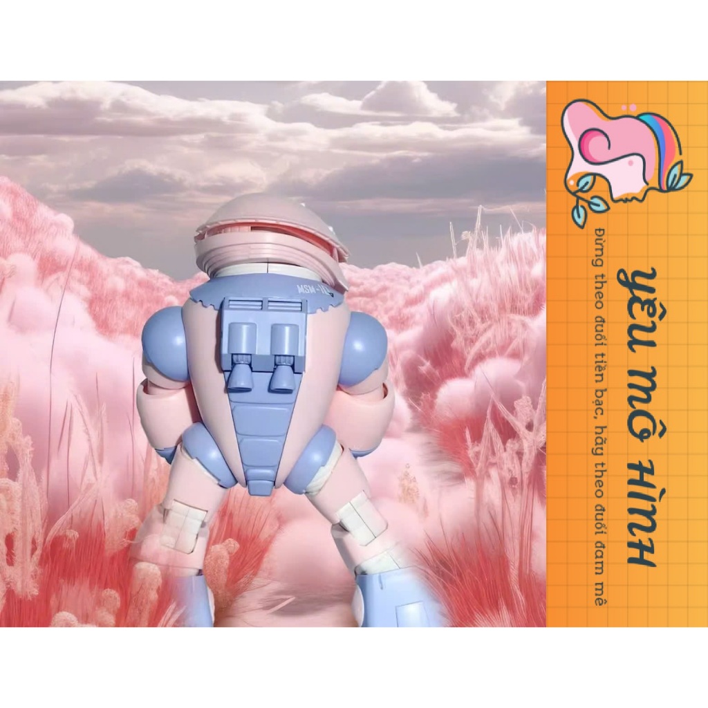 Gundam HG Acguy Pink Tặng kèm Decal cà