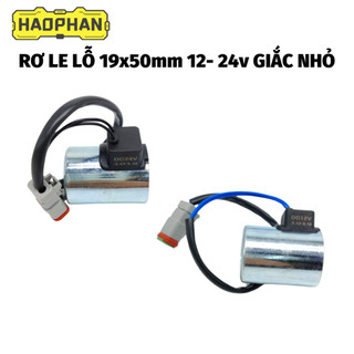Rơ le lỗ 19x50mm - 12/24V, giắc nhỏ