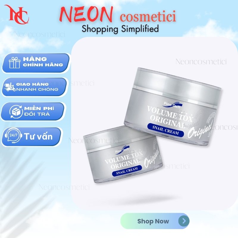 Kem tinh chất ốc sên dưỡng ẩm, trắng da PIGENE SNAIL CREAM Pion Tech