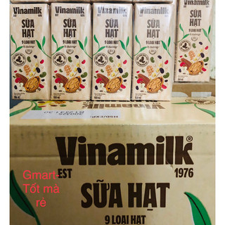   Tốt Mà Rẻ Thùng Sữa Vinamilk 9 Hạt Super Nut 24 Hộp 180ml Năng Lượng Xanh Giữ Dáng Khoẻ Da Hoả Tốc Hà Nội 