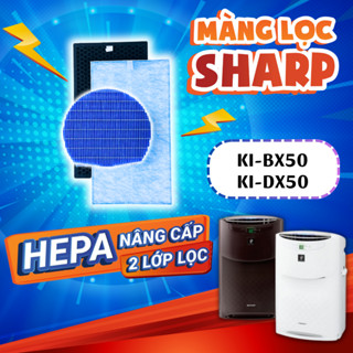 Màng lọc không khí Sharp KI-BX50 / KI-DX50 / KI-AX50. Lõi lọc cho máy lọc không khí Sharp nội địa nhật giá rẻ