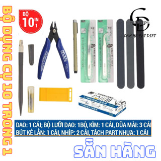 [SẲN HÀNG] Bộ dụng cụ Gundam Tool lắp ráp đồ chơi mô hình GUNDAM BANDAI, Bộ từ 10 dụng cụ đến 1 Bộ - Mino Shop