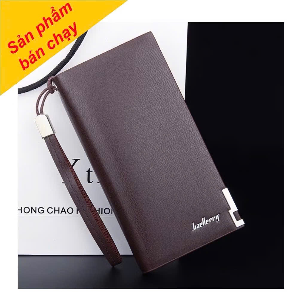 Ví dài cầm tay nam nữ sang chảnh may mắn Lona Store
