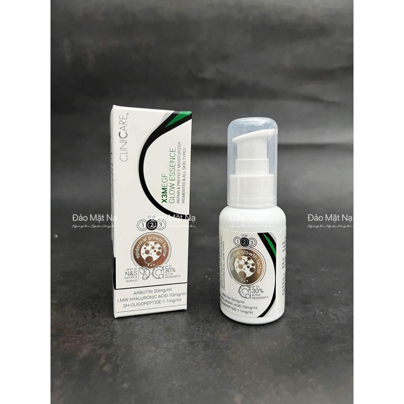 (ĐMN) SERUM SÁNG DA , NGĂN NGỪA SẮC TỐ TỐI ƯU -  X3M EGF GLOW ESSENCE