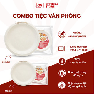  Combo tiệc văn phòng 10 đĩa bã mía 9 in Gracz và 10 đĩa bã mía 7in hàng Thái Lan P011001 P013001 