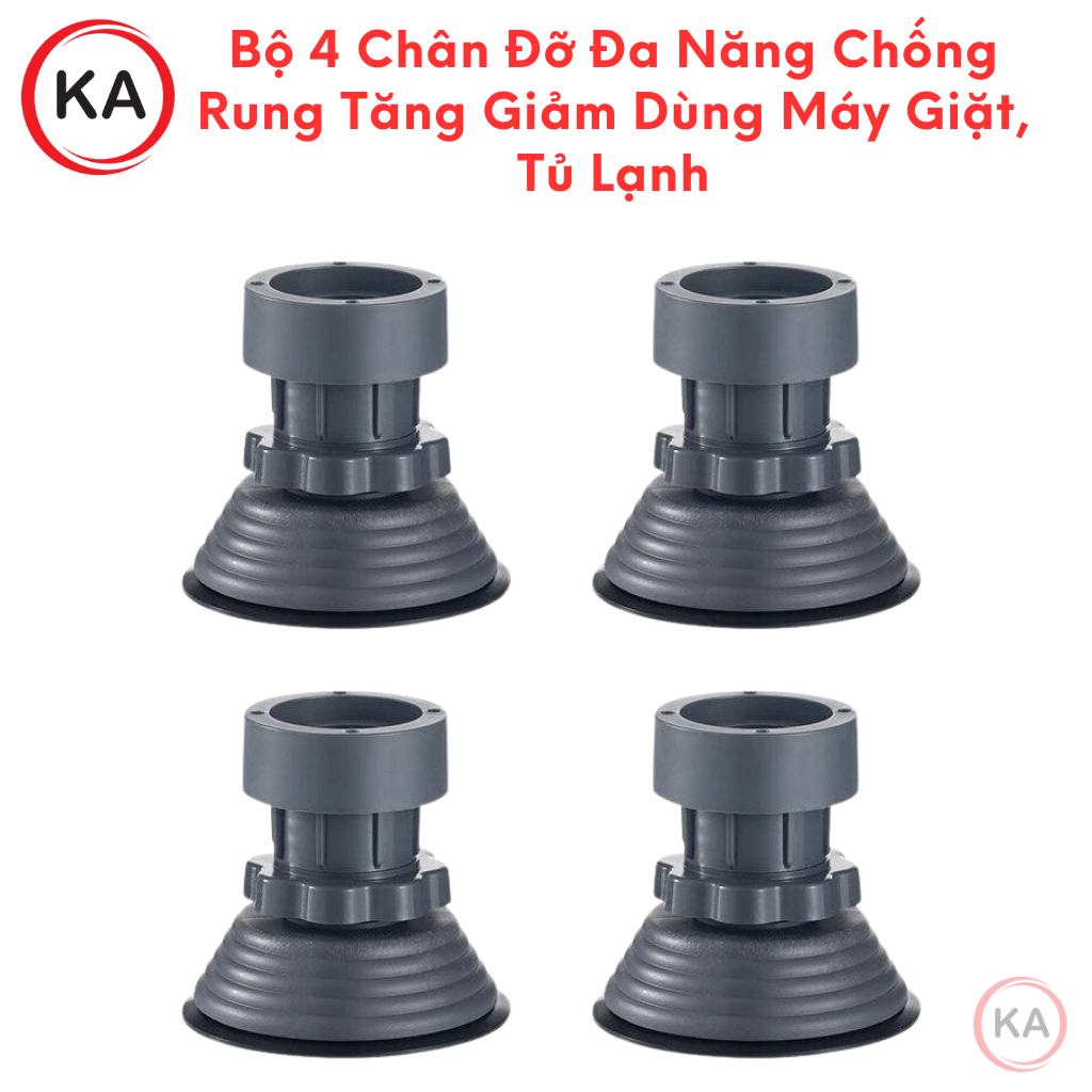Bộ 4 Chân Đỡ Chống Rung Chân Đỡ Đa Năng, Chống Rung Lắc Máy Giặt, Chân Đỡ Đa Năng Máy Giặt, Tủ Lạnh