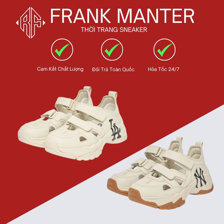 [Best Quality]Giày MLB_Big Ball Chunky Mask New York Yankees Sandal Đủ Màu Hottrend Full Phụ Kiện