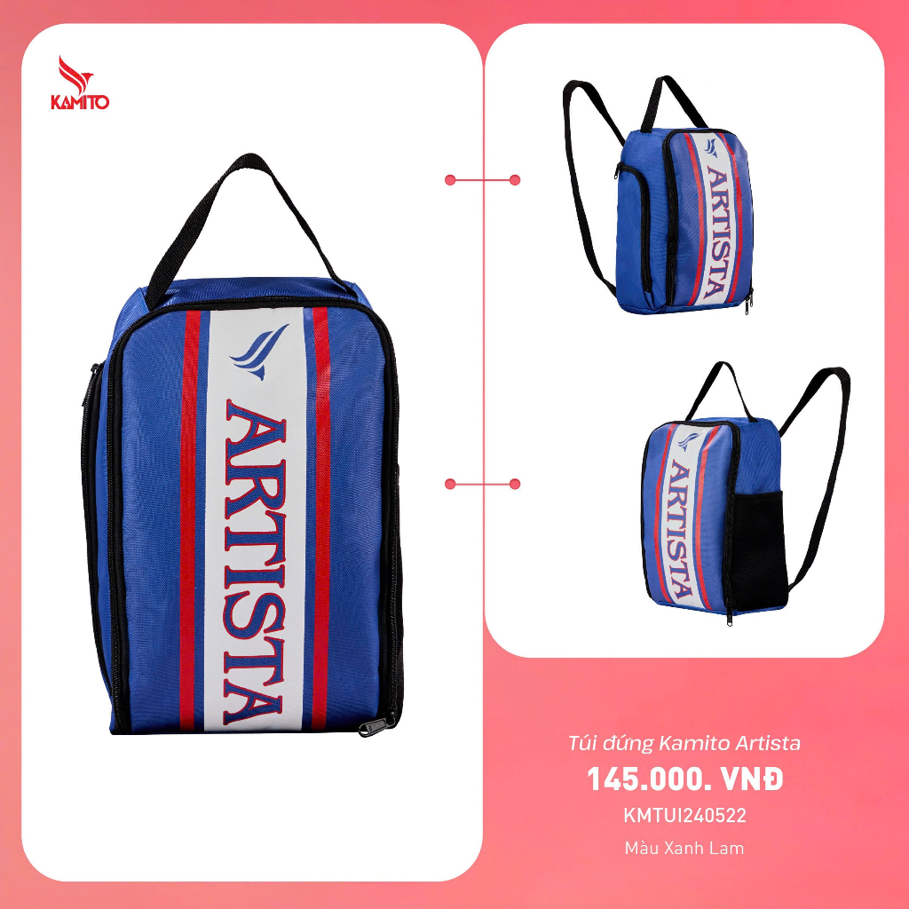 Túi Đứng Kamito Artista Chính Hãng - Túi Đựng Giày Đá Bóng