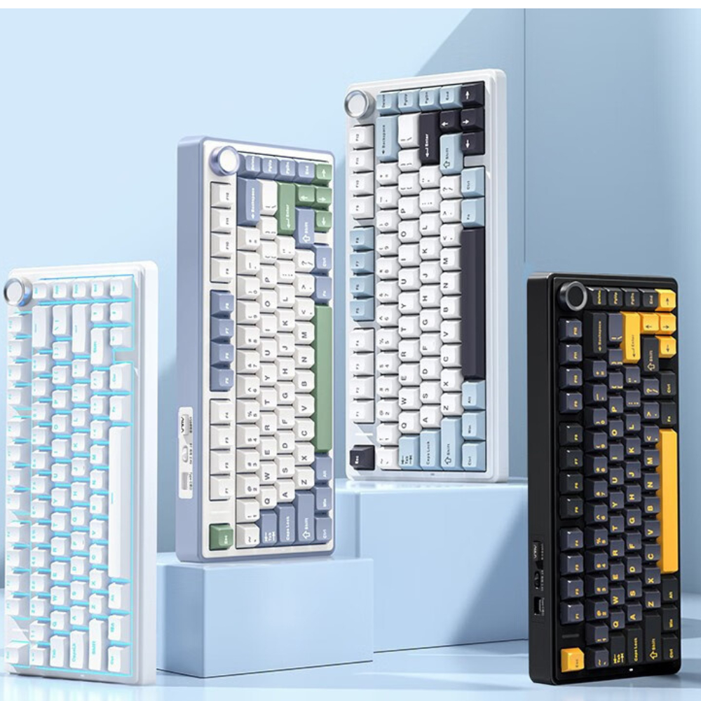 [HÀNG SẴN] Bàn phím cơ aula f75 3 mode, led rgb, gasket mount, hotswap, key cap pbt double shot, full foam | BigBuy360 - bigbuy360.vn