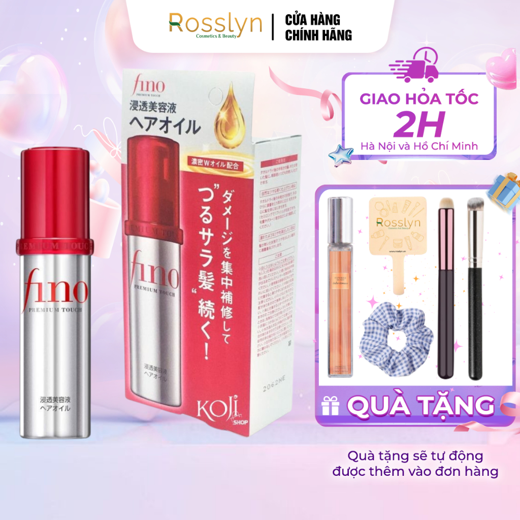 DẦU DƯỠNG TÓC CAO CẤP FINO PREMIUM TOUCH HAIR OIL B 70ml Rosslyn Hà Nội