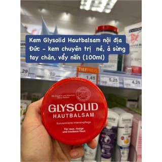 Kem nẻ Glysolid Hautbalsam chống da khô nứt nẻ, 100ml