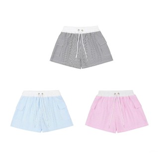 QUẦN SHORT KATE NỮ HỌA TIẾT KẺ SỌC LƯNG CHUN CẠP THẤP RAGEOFTHESEA (ROTSSTUDIO)-"QUẦN SỌC WOMEN HCM"