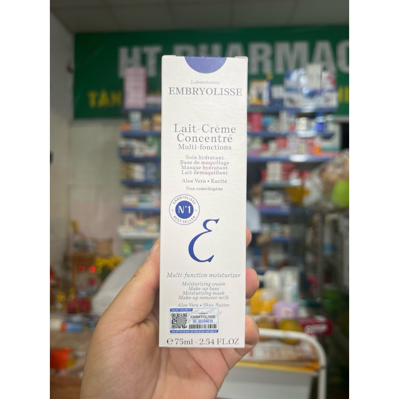 [ Nhập khẩu chính hãng ]Kem dưỡng ẩm Embryolisse 75ml