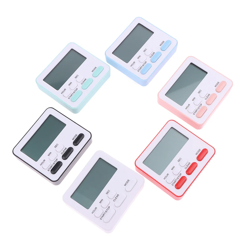 Đồng Hồ Đếm Ngược Bấm Giờ  Màn Hình LCD đồng hồ báo thức hẹn giờ đếm giờ sinh hoạt