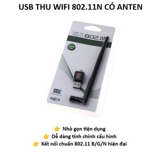 USB thu Wifi 802.11 Có Anten