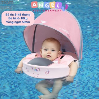  Phao bơi cho bé Phao bơi nách chống lật Mambo Baby cho bé không cần bơm hơi phù hợp cho bé từ 6-18kg 