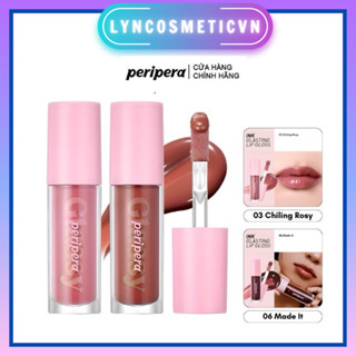  Son Tint Bóng Nhẹ PERIPERA Ink Glasting Lip Gloss 4.5ml Candy Lab 