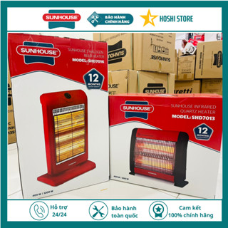 Máy sưởi điện 3 bóng Sunhouse SHD7016, 2 bóng SHD7023/ SHD7013. Sưởi điện BARETTI BRD702