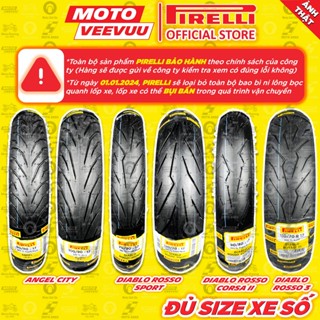 [MTVV] Vỏ lốp xe máy PIRELLI Diablo Rosso Sport Angel City Corsa 2 II Rosso 3 60 70 80 90 100 110 120 130 140 150<END>