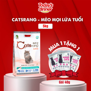 [ ÁP MÃ QUA VIDEO,5KG ] Thức ăn cho mèo Catsrang mọi lứa tuổi 5KG