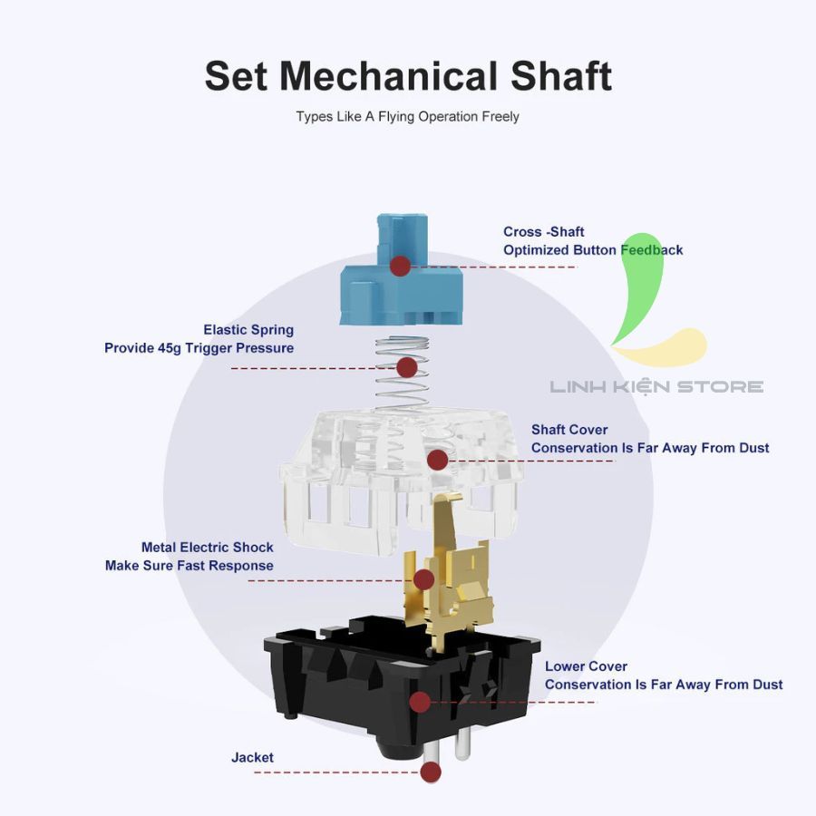 Bàn Phím Cơ Hotswap AJAZZ AK680 - Bàn Phím Gaming Có Dây Thiết Kế 68 Phím Cơ Và Đèn LED Rainbow | BigBuy360 - bigbuy360.vn