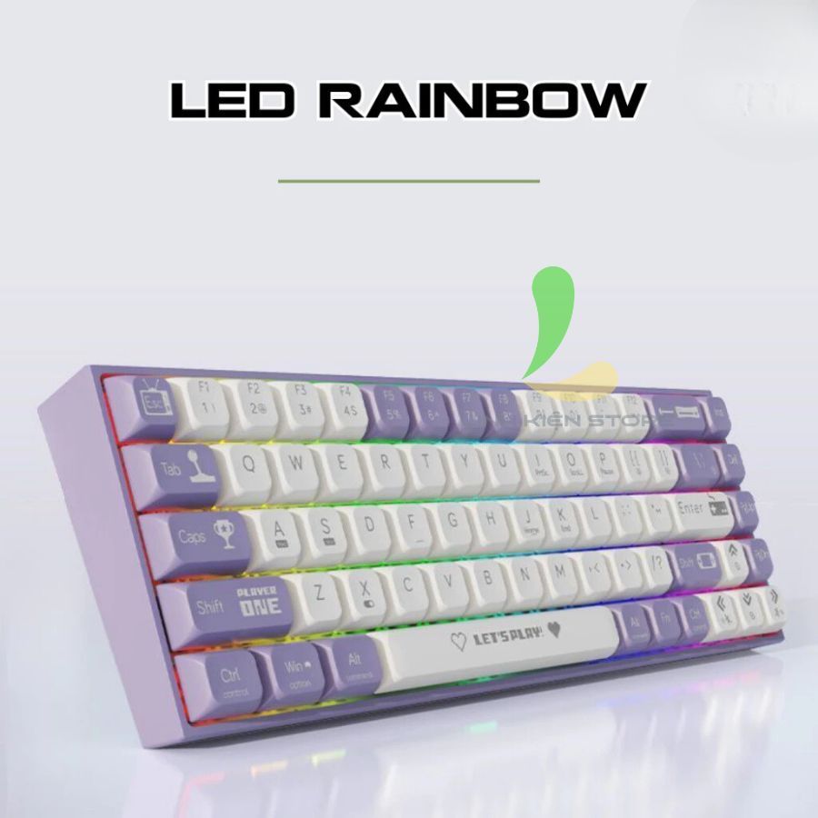 Bàn Phím Cơ Hotswap AJAZZ AK680 - Bàn Phím Gaming Có Dây Thiết Kế 68 Phím Cơ Và Đèn LED Rainbow | BigBuy360 - bigbuy360.vn