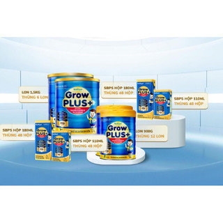 Sữa bột Growplus xanh Lon 900g (các độ tuổi)