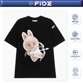 Áo thun FIDE LABUBU phông unisex form rộng local brand nam nữ cổ tròn oversize - AT120
