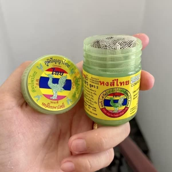 Dầu hít mũi thảo dược thái lan Hong Thai, lọ dầu hít xoang thông mũi