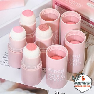  Thỏi Phấn Má Hồng Bột Bobeini Nén Dạng Thỏi Đầu Bông Mềm Má Hồng Phấn Trang Điểm Tự Nhiên Dễ Tán 