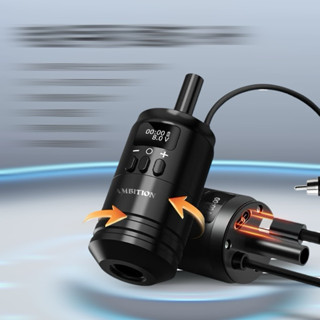 Ambition tay cầm kim đạn máy xăm không dây pin 1600mAh