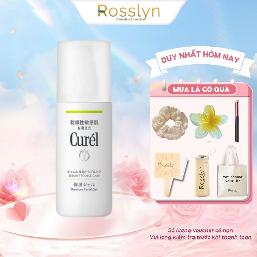 Gel Dưỡng Da Dành Cho Da Dầu Curel Sebum Trouble Care Sebum Care Moisture Gel 120ml