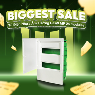Tủ điện nhựa âm tường MIP22212 Mini pragma Schneider loại 24 mô đun cửa trắng