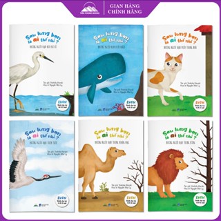 Sách - Ehon Dành Cho Trẻ Từ 0 - 3 Tuổi - Combo 6 Cuốn Sau Lưng Bạn Là Ai Thế Nhỉ?