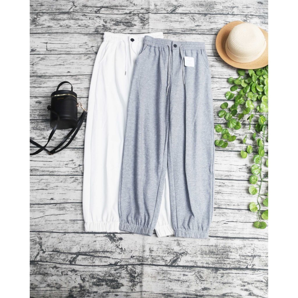 QUẦN NỈ CẠP CAO JOGGER THỂ THAO